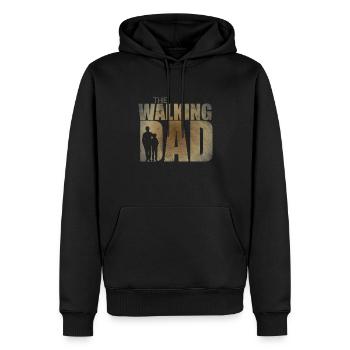 The Walking Dad Geschenk für werdende Papas - Männer Premium Bio Hoodie - Schwarz - Vorne - Nico (187cm)