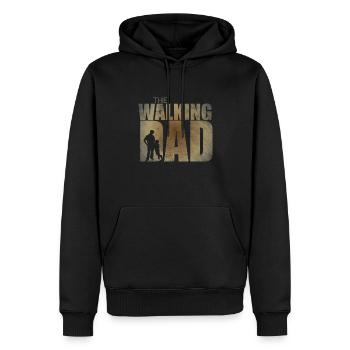 The Walking Dad Geschenk für werdende Papas - Männer Premium Bio Hoodie - Schwarz - Vorne - Nico (187cm)