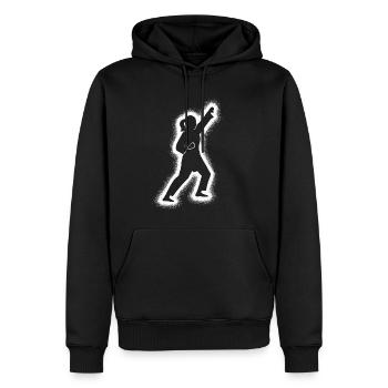 Taekwondo Arts Martiaux Filles Enfants Femmes Karaté - Sweat à capuche Premium bio Homme - noir - Devant - Nico (187cm)