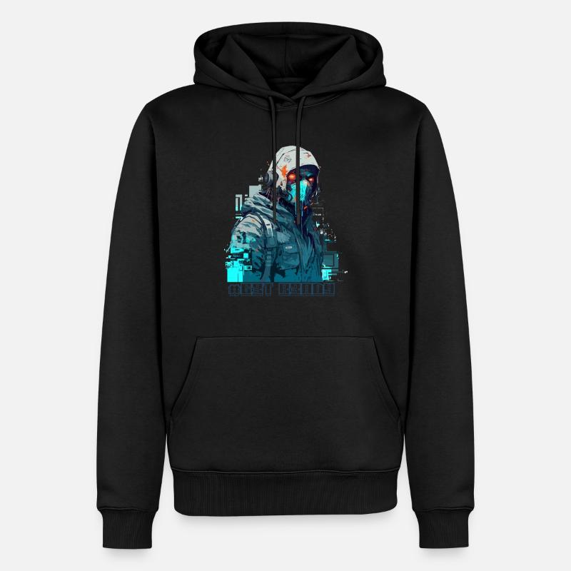 PRÉPAREZ-VOUS - Chemise de jeu - Sweat à capuche Premium bio Homme - noir