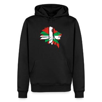 Basque flag Navarre Basque Basque gift - Men’s Premium Organic Hoodie - black - Front - Nico (187cm)