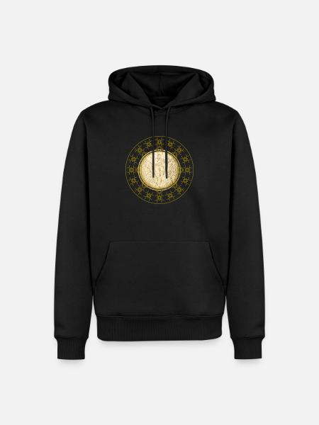 mandala buddhism spirituality - Men’s Premium Organic Hoodie - black