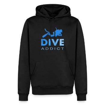 Tauchen Taucher Geschenk Hobby - Männer Premium Bio Hoodie - Schwarz - Vorne - Nico (187cm)