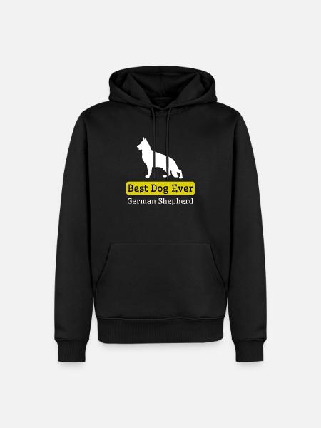 Best Dog Ever German Shepherd - Men’s Premium Organic Hoodie - black