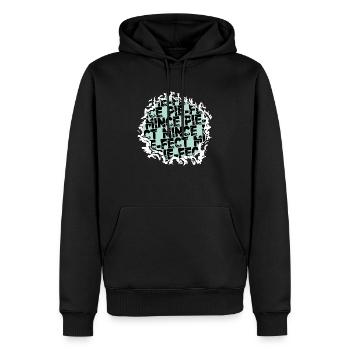 Dinosaur Lover Beards Bodybuilding Gift Cool - Men’s Premium Organic Hoodie - black - Front - Nico (187cm)