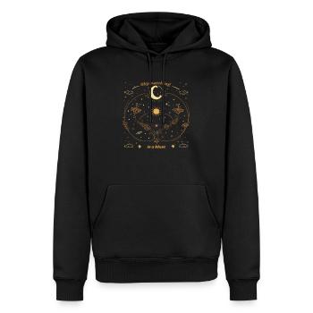 Skywatching Is A Blast Retro Celestial Astronomy - Männer Premium Bio Hoodie - Schwarz - Vorne - Nico (187cm)