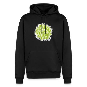 book connoisseur readers book lover bibliophile - Männer Premium Bio Hoodie - Schwarz - Vorne - Nico (187cm)