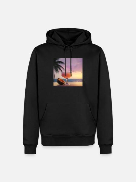 Cocktail 3 Geschenk - Männer Premium Bio Hoodie - Schwarz