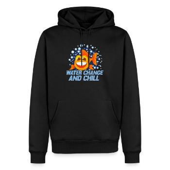 Water Change And Chill Aquarium Owner Fish Keeping - Männer Premium Bio Hoodie - Schwarz - Vorne - Nico (187cm)