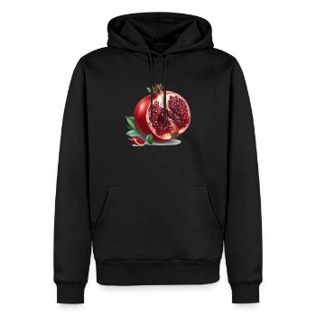 Cadeau tranché à la grenade - Sweat à capuche Premium bio Homme - noir - Devant - Nico (187cm)