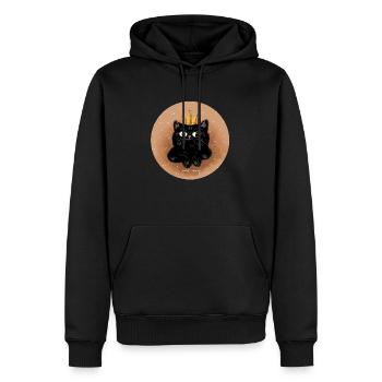 Princess - Men’s Premium Organic Hoodie - black - Front - Nico (187cm)