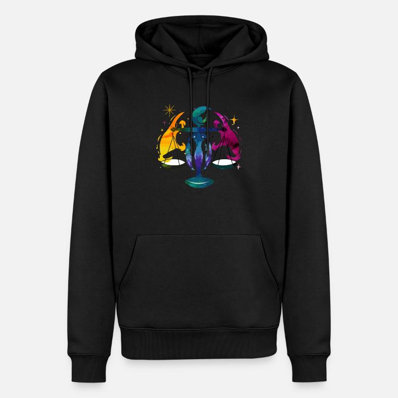 Die Astro-Skala - Männer Premium Bio Hoodie - Schwarz
