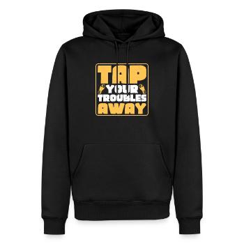 Tap Your Troubles Away Tap Dance Tap Dancer - Männer Premium Bio Hoodie - Schwarz - Vorne - Nico (187cm)