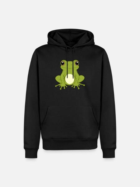 Frog - Men’s Premium Organic Hoodie - black