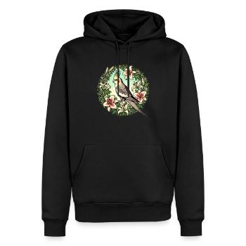 Nymphensittich - Männer Premium Bio Hoodie - Schwarz - Vorne - Nico (187cm)