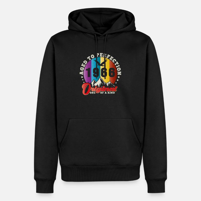 Perfection 1966 -58e anniversaire,Original - Sweat à capuche Premium bio Homme - noir