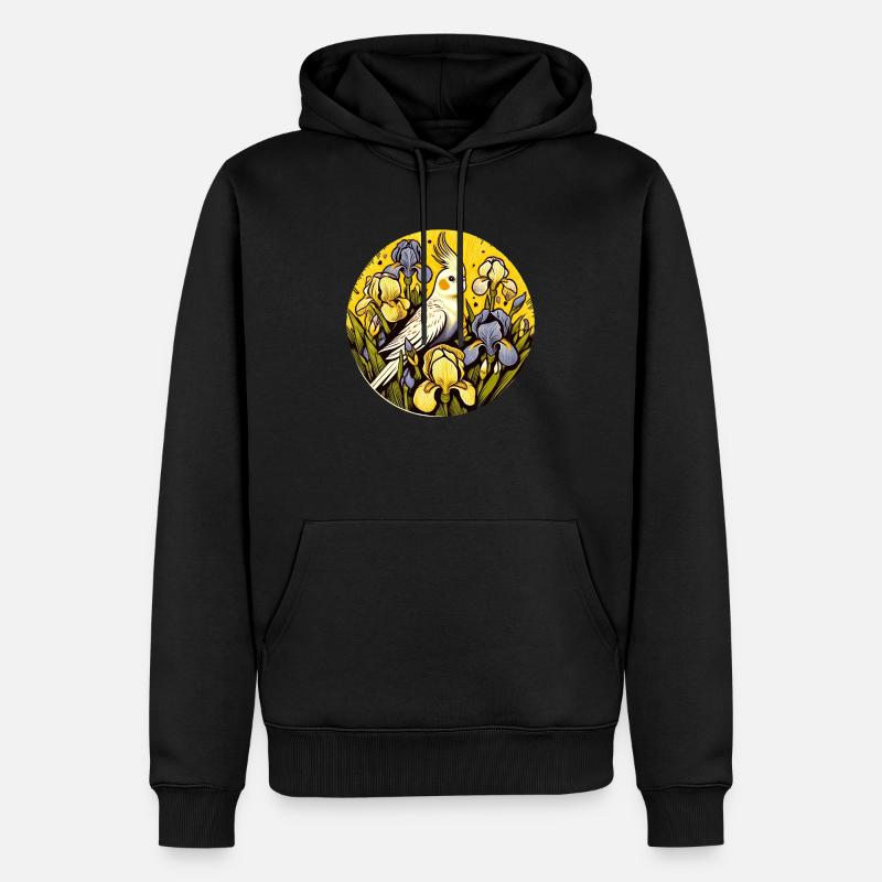 Calopsitte - Sweat à capuche Premium bio Homme - noir