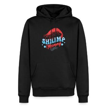 Shrimp Mommy Seafood Shrimp Lover - Männer Premium Bio Hoodie - Schwarz - Vorne - Nico (187cm)