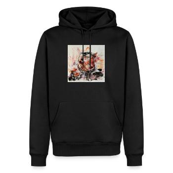 cocktail Enjoyment Aperitif - Men’s Premium Organic Hoodie - black - Front - Nico (187cm)