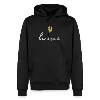 wiljnij dreizack - Männer Premium Bio Hoodie - Schwarz - Vorne - Nico (187cm)