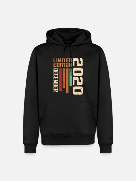 December 2020 - 2020 December - Men’s Premium Organic Hoodie - black