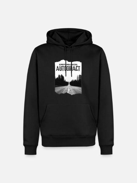 Knowledge Epistomological Autodidact - Men’s Premium Organic Hoodie - black