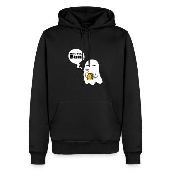 Tshirt d’Halloween - Buh Drunk Ghost - Sweat à capuche Premium bio Homme - noir - Devant - Nico (187cm)