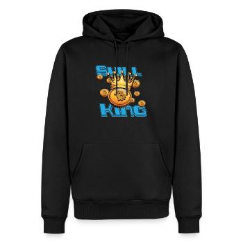 Bitcoin Shilling und Kryptowährung Investor HODL - Männer Premium Bio Hoodie - Schwarz - Vorne - Nico (187cm)