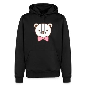 Cute Teddy Bear Teddy Bear - Men’s Premium Organic Hoodie - black - Front - Nico (187cm)