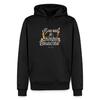 Malt Whisky T Shirt Spruch Maltiple Choice - Sweat à capuche Premium bio Homme - noir - Devant - Nico (187cm)