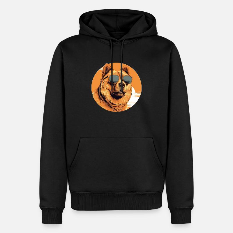 Futter - Männer Premium Bio Hoodie - Schwarz