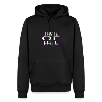 birthday present idea destiny quotes - Männer Premium Bio Hoodie - Schwarz - Vorne - Nico (187cm)
