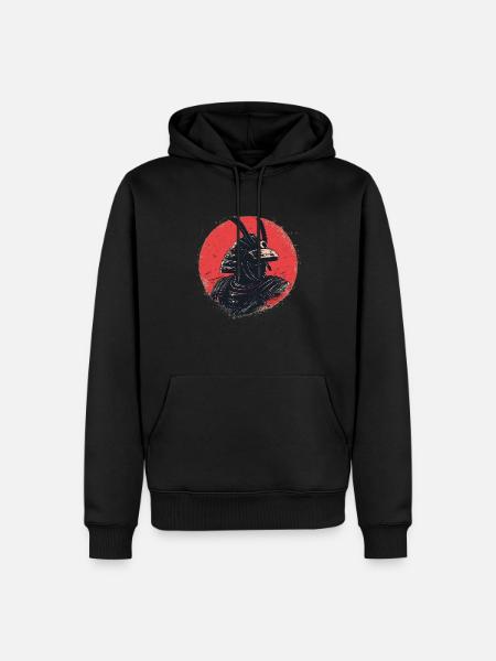 samuraihelmet1 - Men’s Premium Organic Hoodie - black