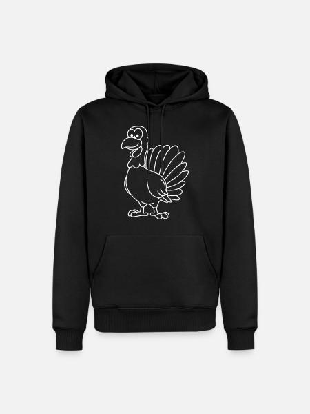 Truthan Comic Tier - Männer Premium Bio Hoodie - Schwarz