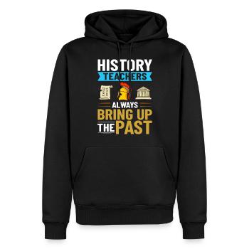 Geschichte Lehrer Lektion Professor Historiker - Männer Premium Bio Hoodie - Schwarz - Vorne - Nico (187cm)