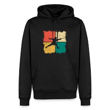 Fechten Fechter Fechtsport Vintage Fencer - Männer Premium Bio Hoodie - Schwarz - Vorne - Nico (187cm)