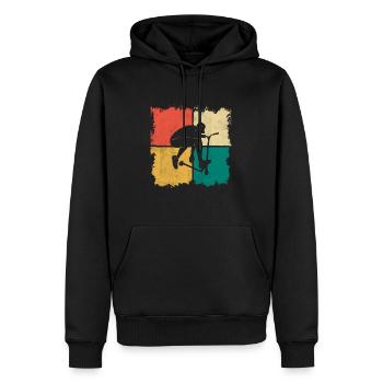 Stunt Scooter Scooter Jeune Rétro - Sweat à capuche Premium bio Homme - noir - Devant - Nico (187cm)