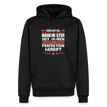 Lifeguards matured to perfection - Men’s Premium Organic Hoodie - black - Front - Nico (187cm)