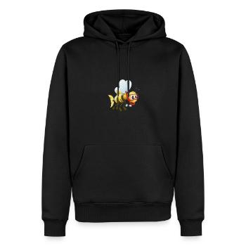 Kalifornischer Hummel Fisch - Männer Premium Bio Hoodie - Schwarz - Vorne - Nico (187cm)