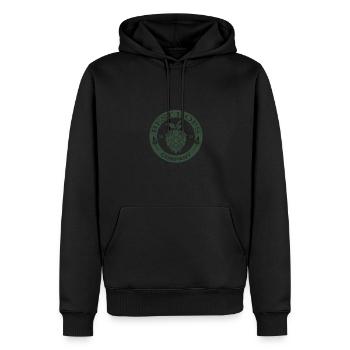 Vintage Beer Brewing Beer Hops - Sweat à capuche Premium bio Homme - noir - Devant - Nico (187cm)