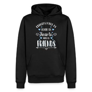 Nachbarschaft Wohnung Feier - Männer Premium Bio Hoodie - Schwarz - Vorne - Nico (187cm)