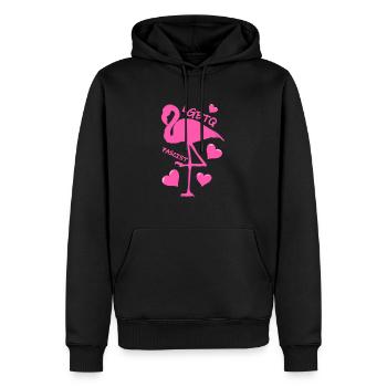 LGBTQ FASCIST - Männer Premium Bio Hoodie - Schwarz - Vorne - Nico (187cm)