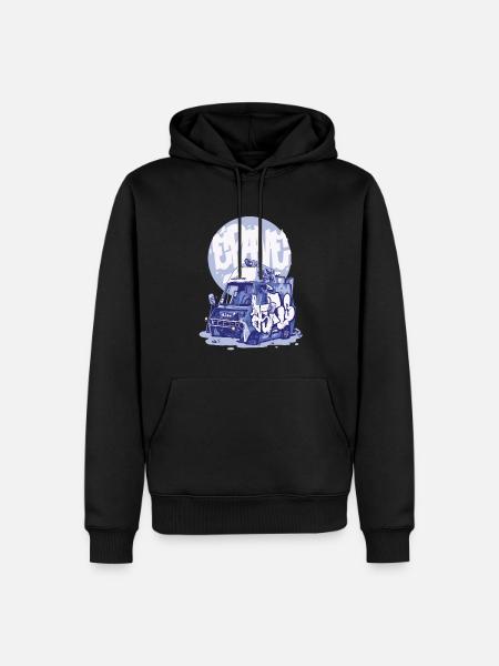 epave01 - Sweat à capuche Premium bio Homme - noir