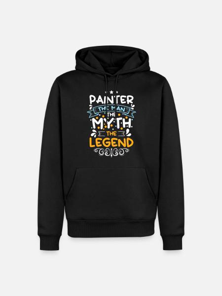 Painter Varnisher Paint Craftsman - Men’s Premium Organic Hoodie - black