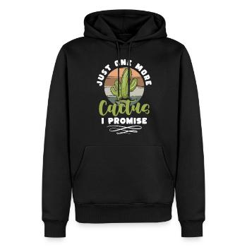 Stachel Stacheln Blumentopf Gärtner - Männer Premium Bio Hoodie - Schwarz - Vorne - Nico (187cm)