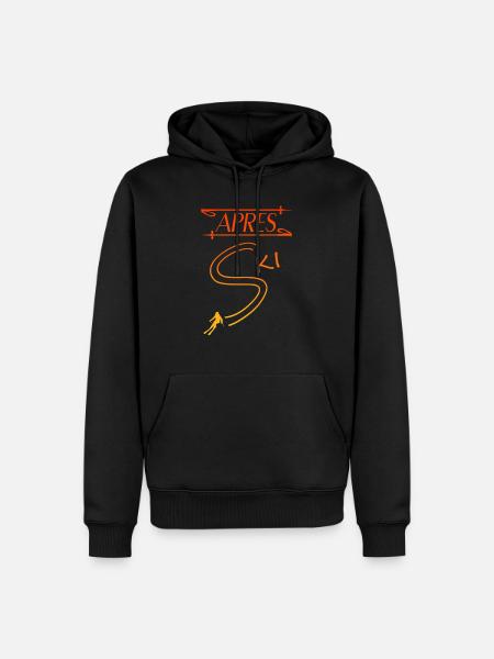 Apres Ski Tean - Männer Premium Bio Hoodie - Schwarz