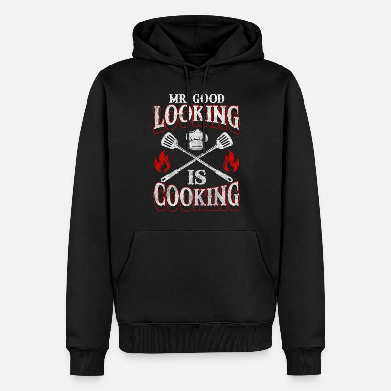 Koch Küchenchef Restaurant - Männer Premium Bio Hoodie - Schwarz
