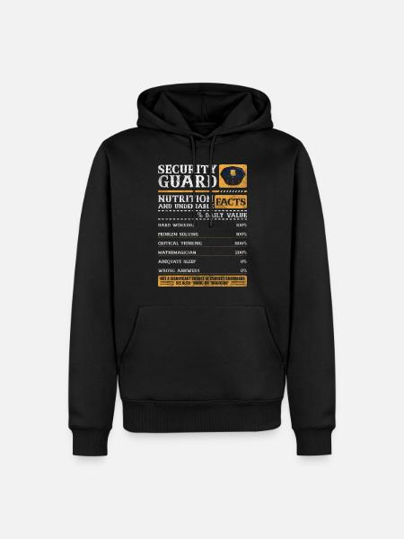 Safety Protection Sarcasm Night Shift - Men’s Premium Organic Hoodie - black