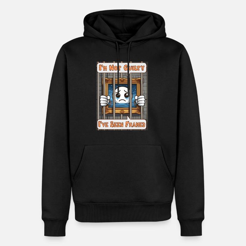 Je ne suis pas coupable, j’ai été piégé - Sweat à capuche Premium bio Homme - noir