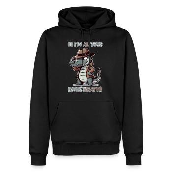 Hi, I'm Al your Investigator - Männer Premium Bio Hoodie - Schwarz - Vorne - Nico (187cm)